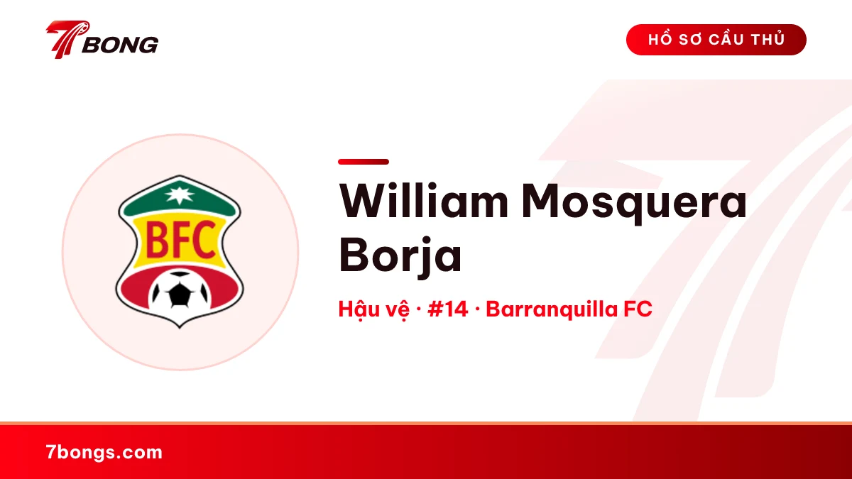 William Mosquera Borja — Barranquilla FC
