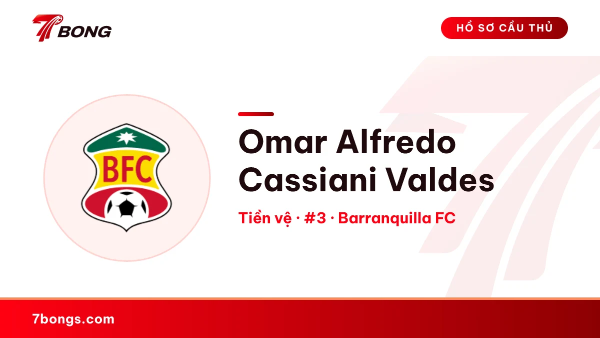 Omar Alfredo Cassiani Valdes — Barranquilla FC