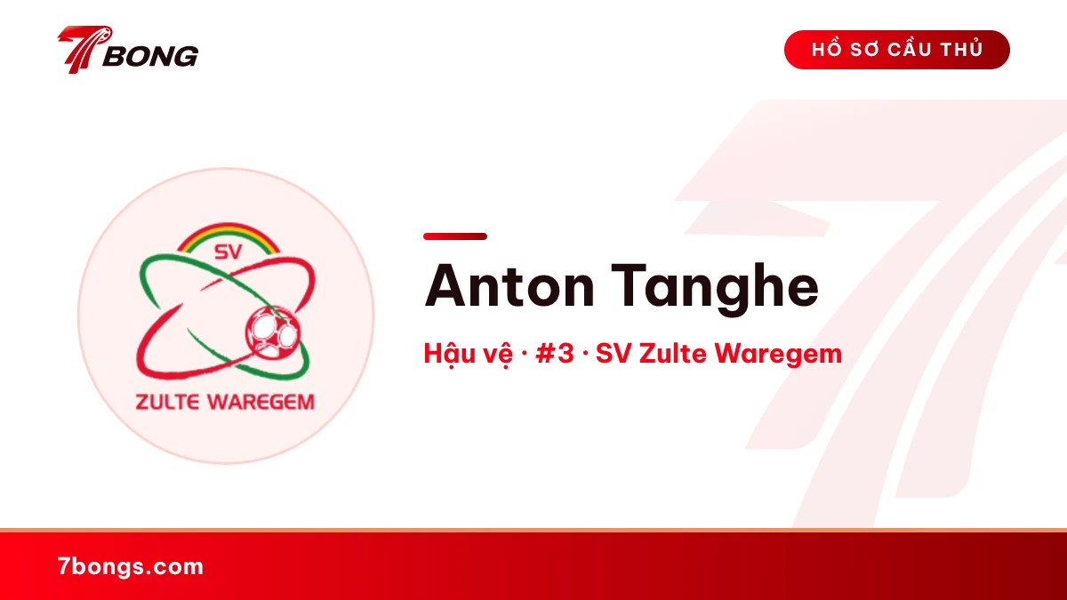 Anton Tanghe — SV Zulte Waregem
