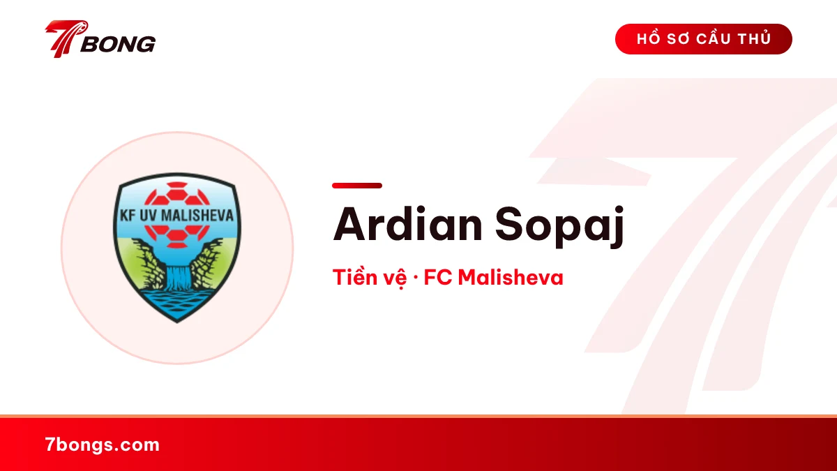 Ardian Sopaj — FC Malisheva
