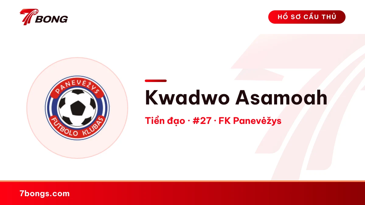 Kwadwo Asamoah — FK Panevėžys