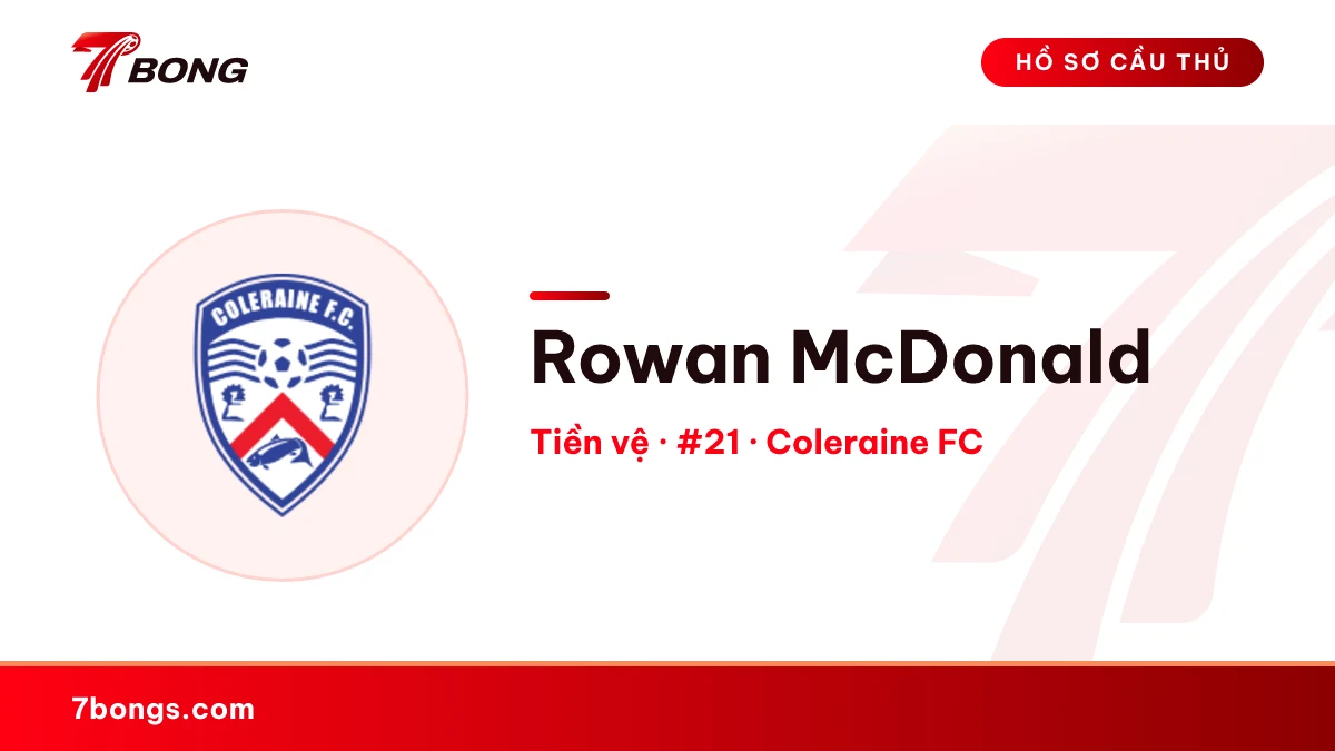 Rowan McDonald — Coleraine FC