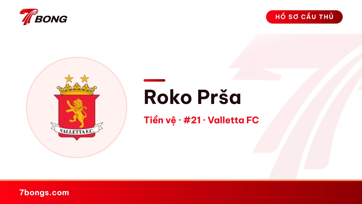 Roko Prša — Valletta FC