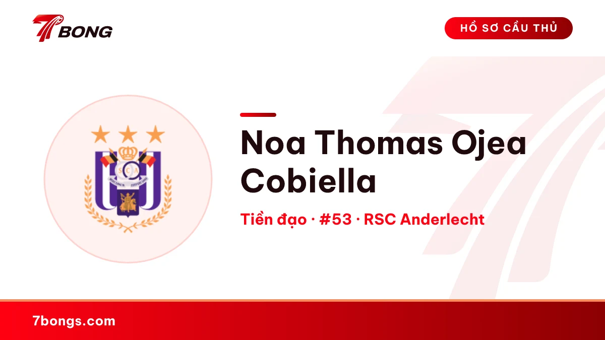 Noa Thomas Ojea Cobiella — RSC Anderlecht