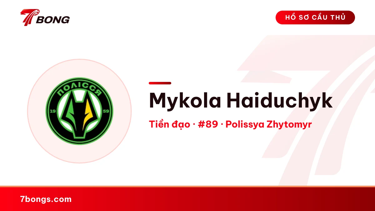 Mykola Haiduchyk — Polissya Zhytomyr