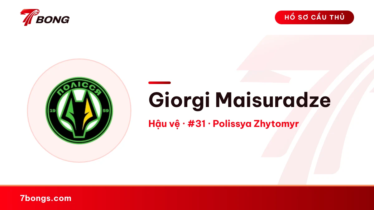 Giorgi Maisuradze — Polissya Zhytomyr
