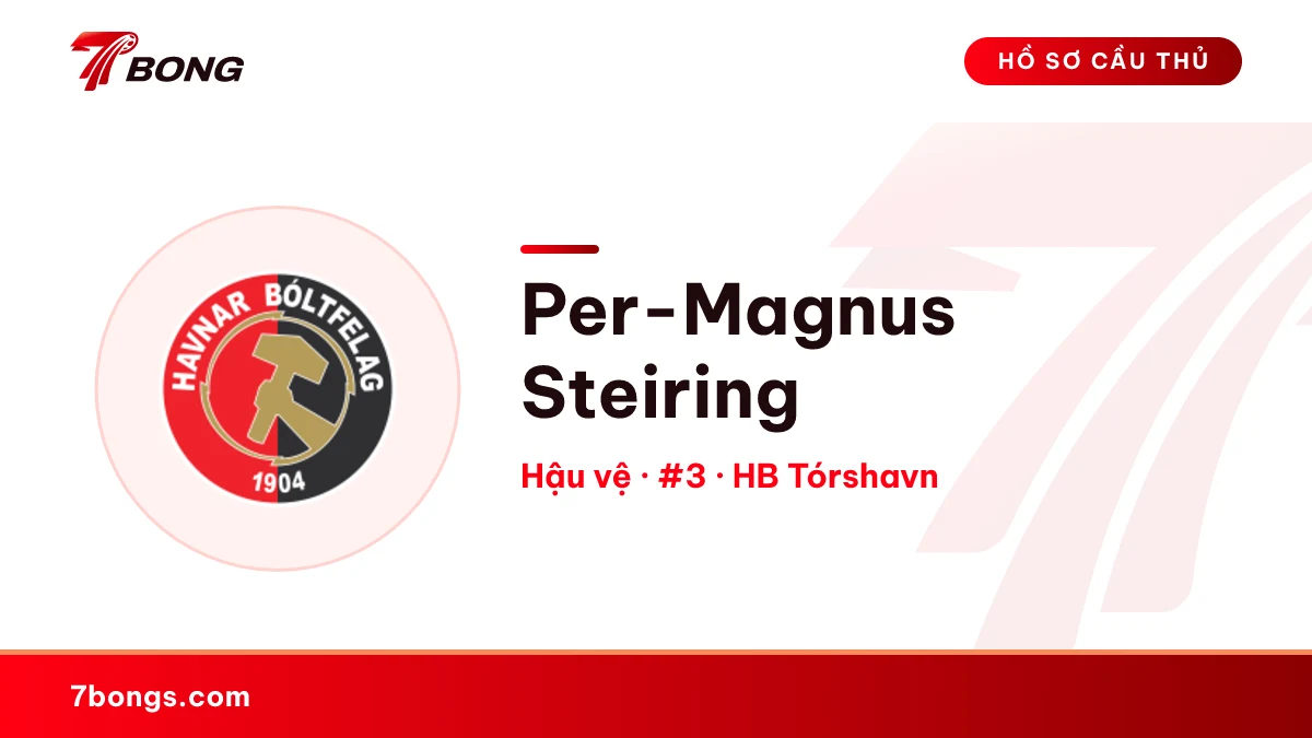 Per-Magnus Steiring — HB Tórshavn
