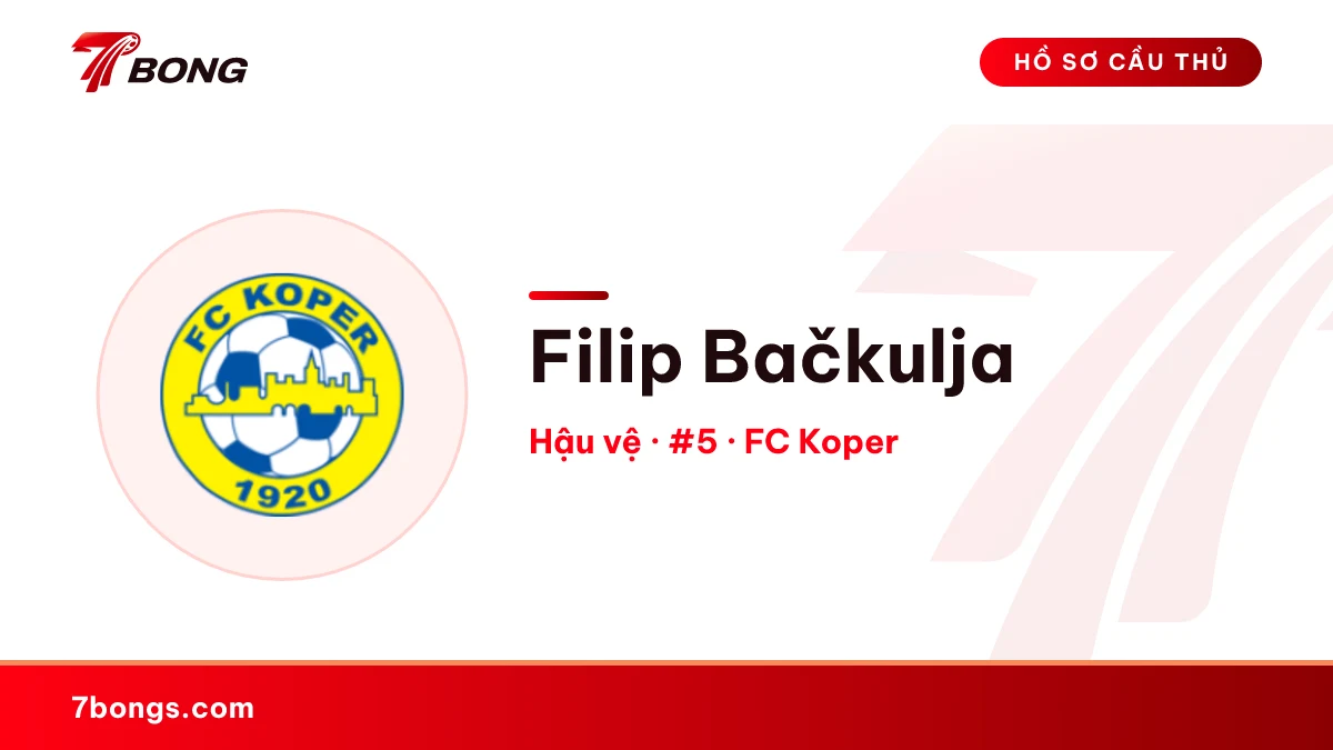 Filip Bačkulja — FC Koper