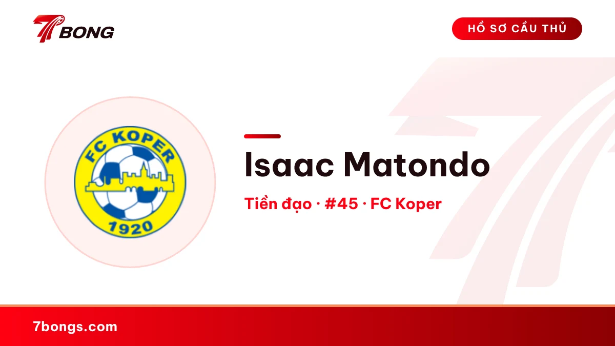 Isaac Matondo — FC Koper
