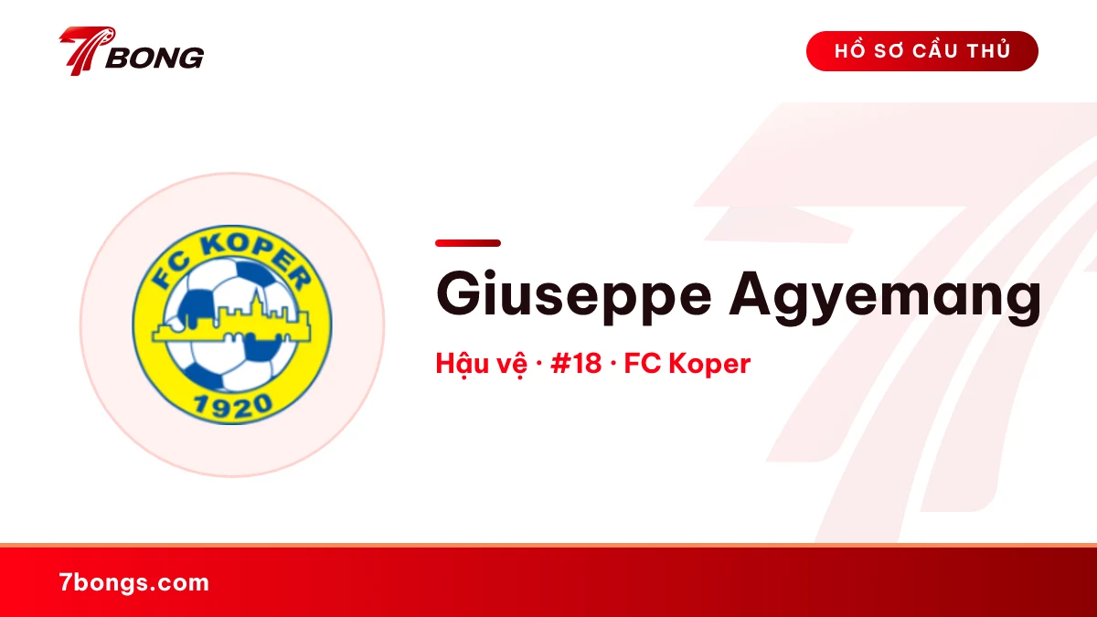 Giuseppe Agyemang — FC Koper