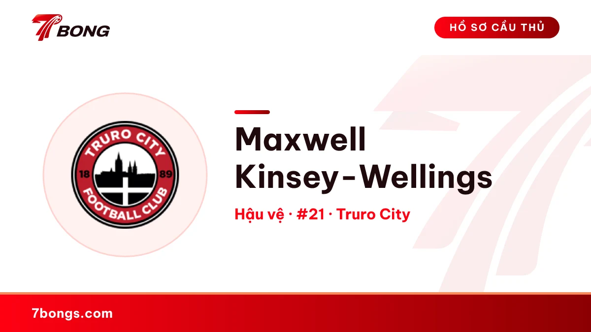 Maxwell Kinsey-Wellings — Truro City