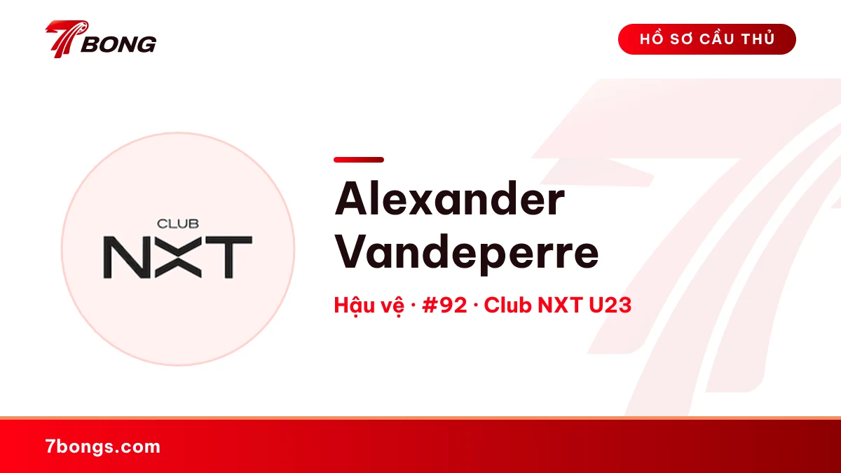 Alexander Vandeperre — Club NXT U23