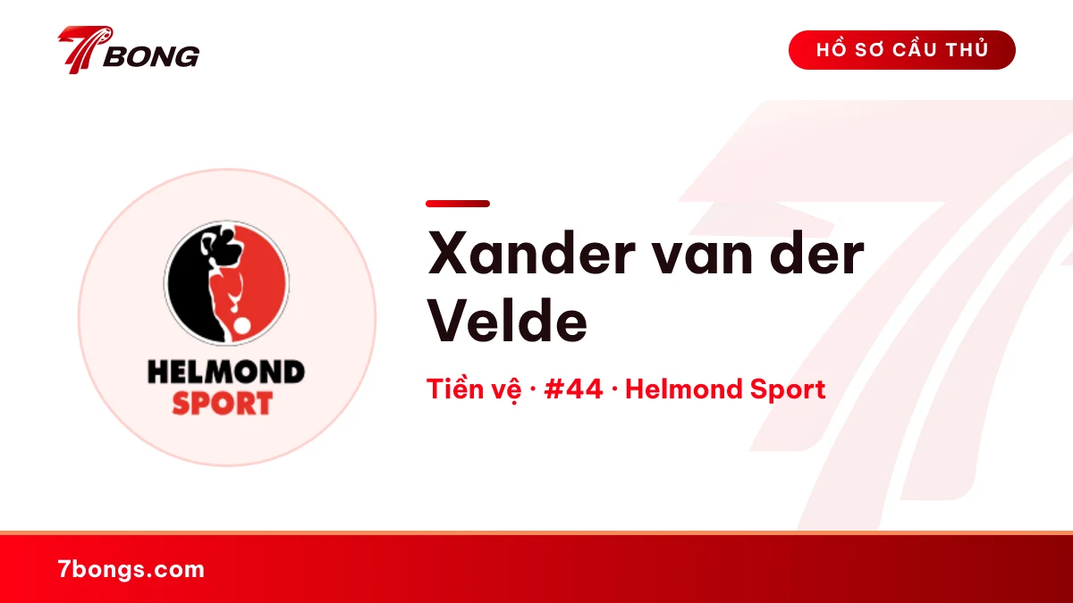 Xander van der Velde — Helmond Sport