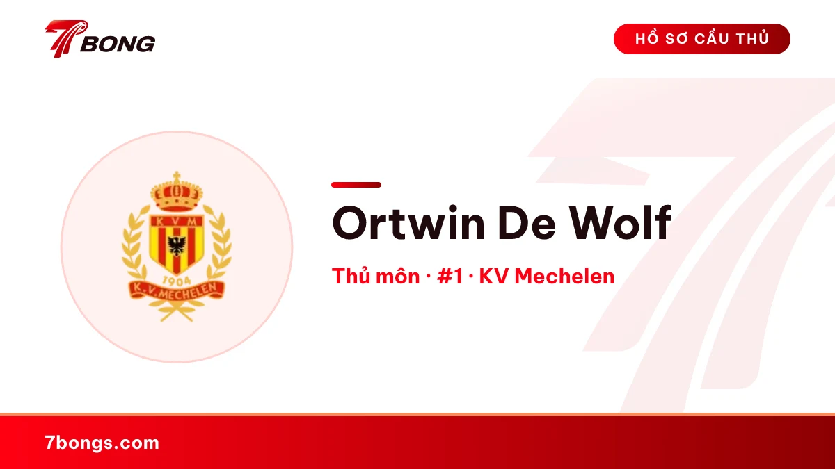 Ortwin De Wolf — KV Mechelen