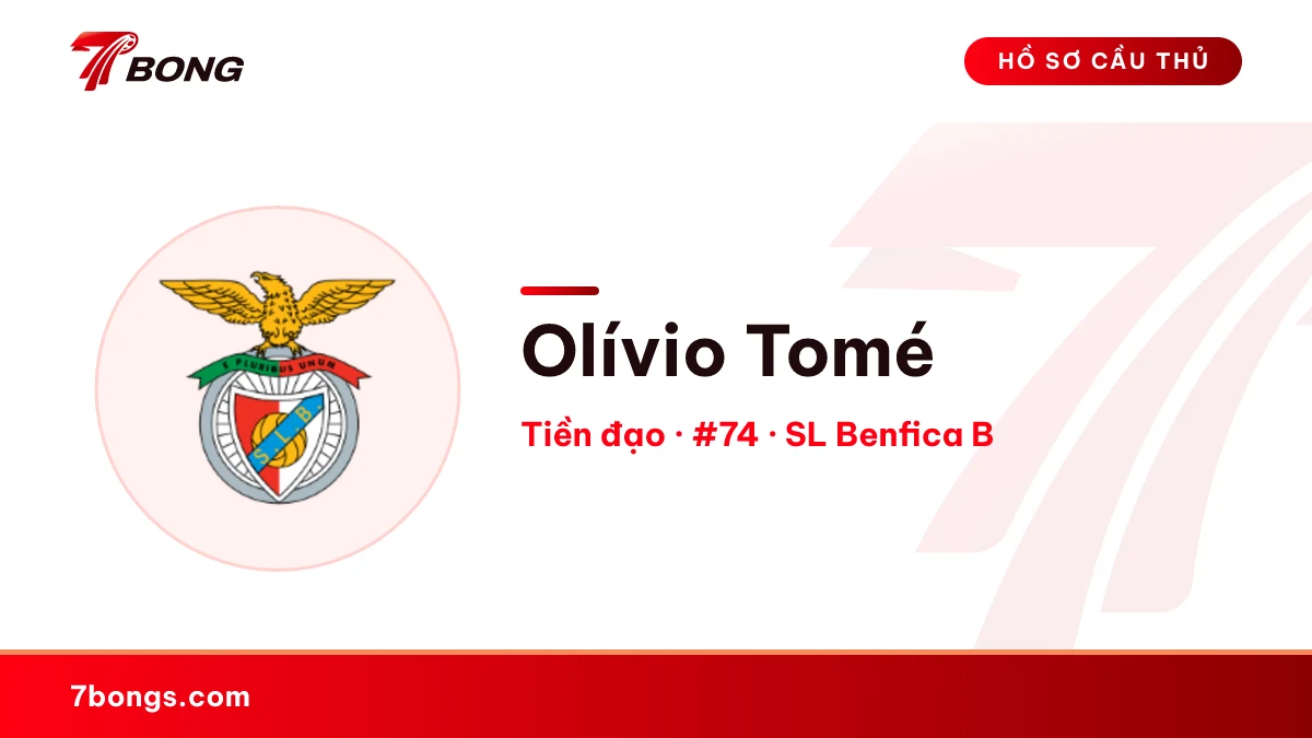 Olívio Tomé — SL Benfica B