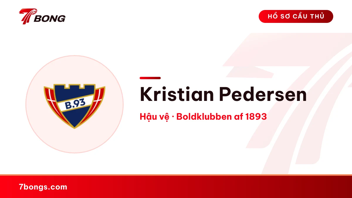 Kristian Pedersen — Boldklubben af 1893