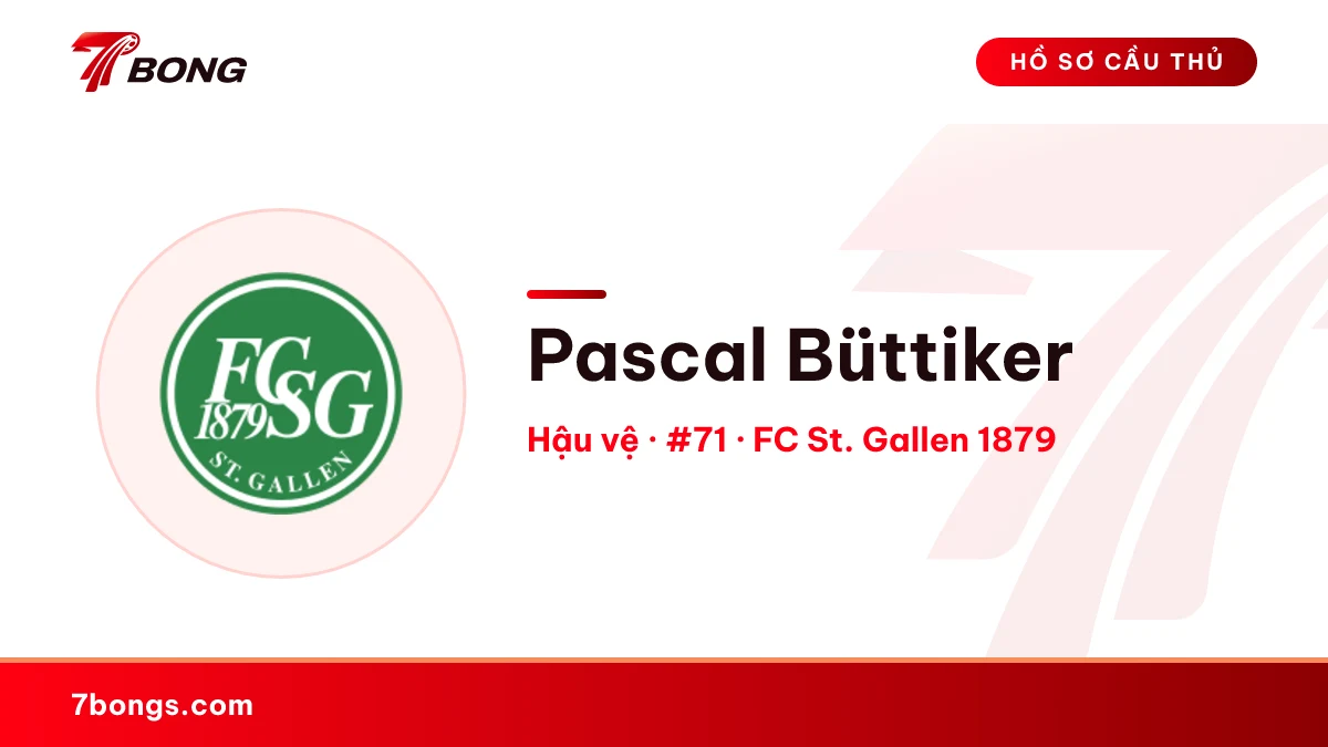 Pascal Büttiker — FC St. Gallen 1879