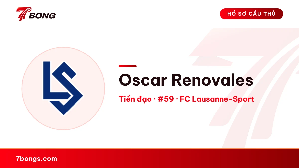 Oscar Renovales — FC Lausanne-Sport