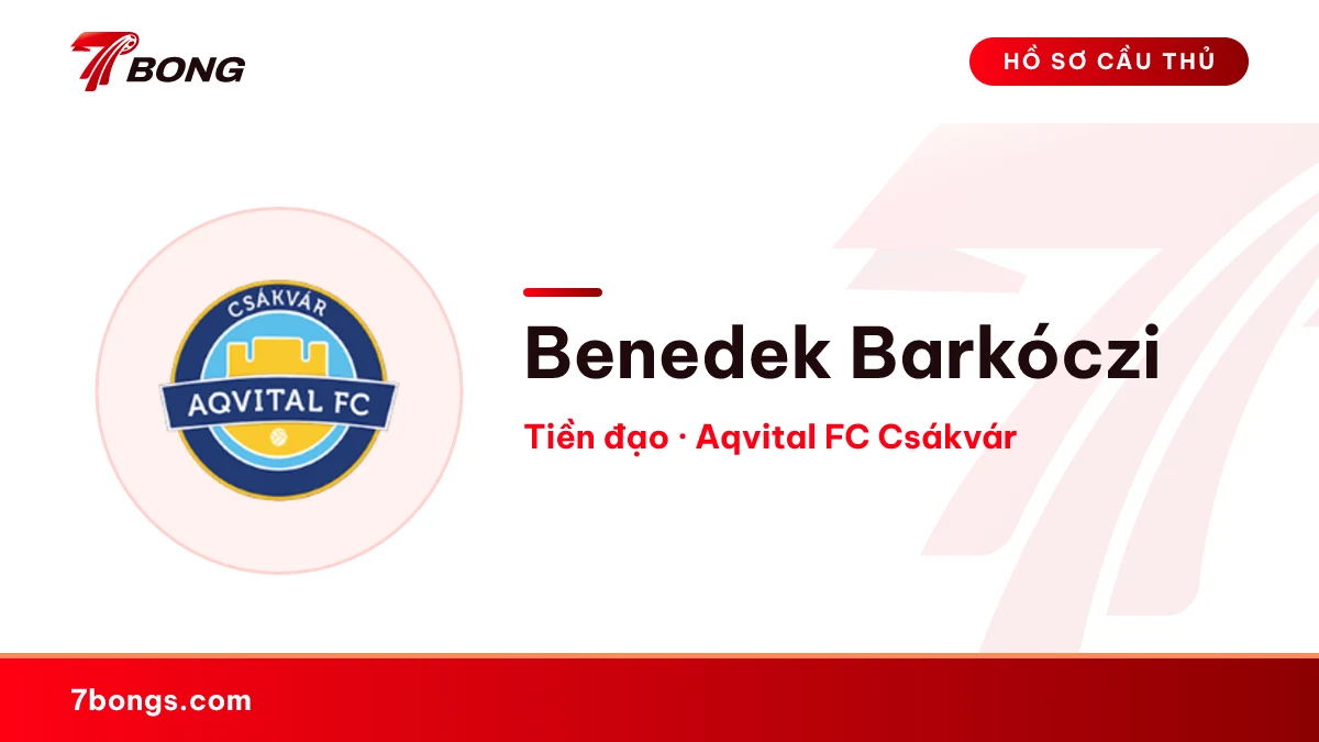 Benedek Barkóczi — Aqvital FC Csákvár