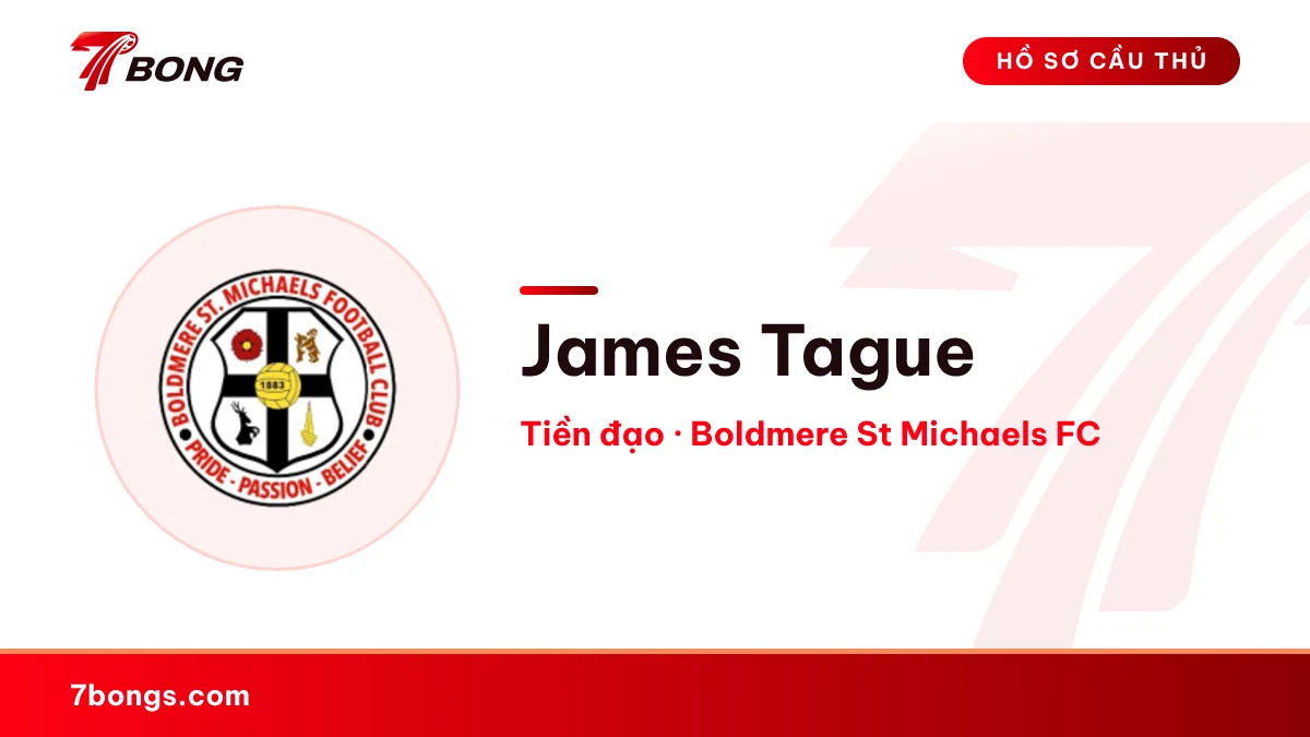 James Tague — Boldmere St Michaels FC