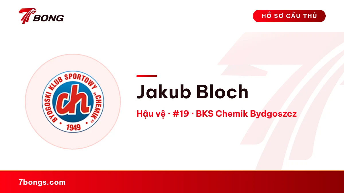 Jakub Bloch — BKS Chemik Bydgoszcz