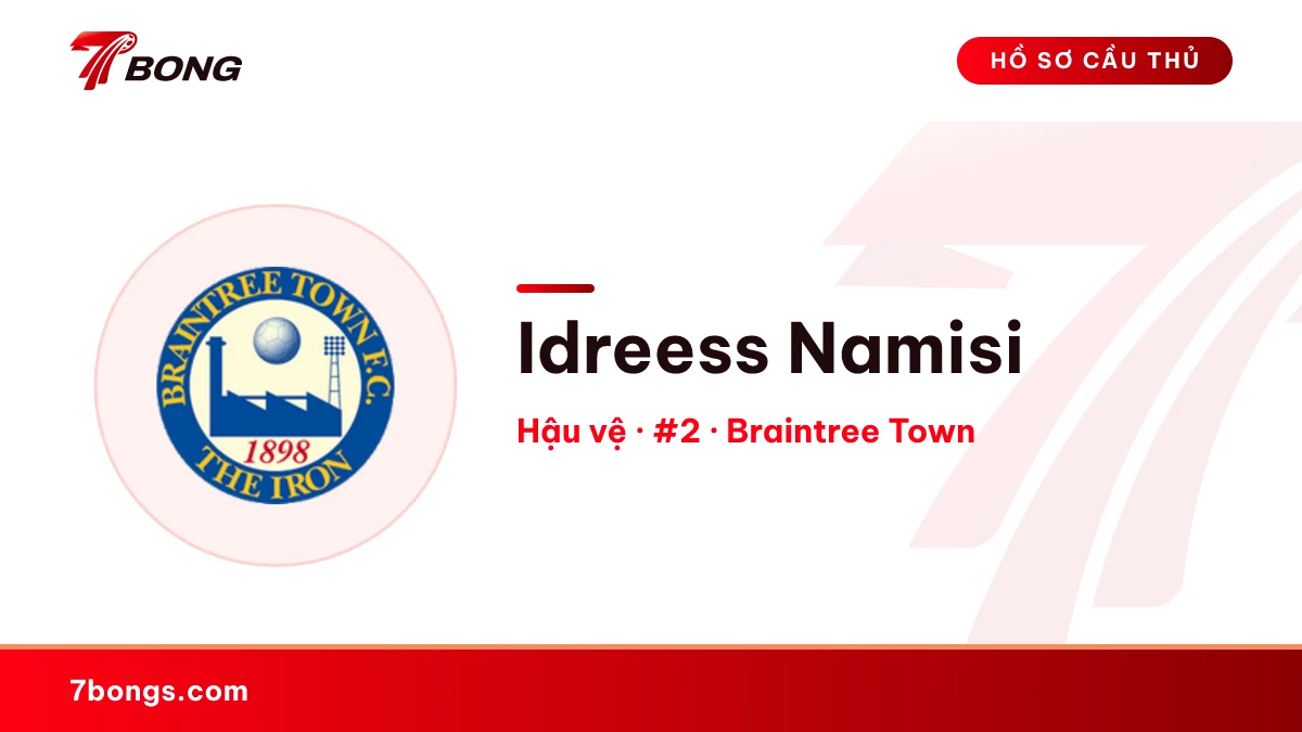 Idreess Namisi — Braintree Town