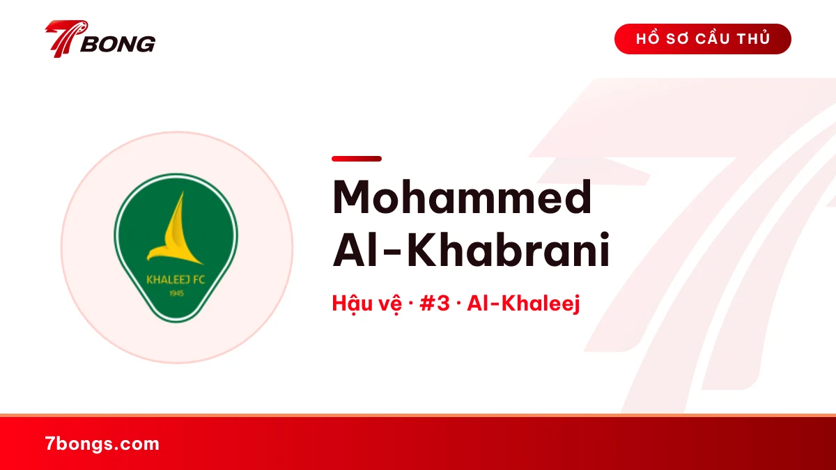 Mohammed Al-Khabrani — Al-Khaleej