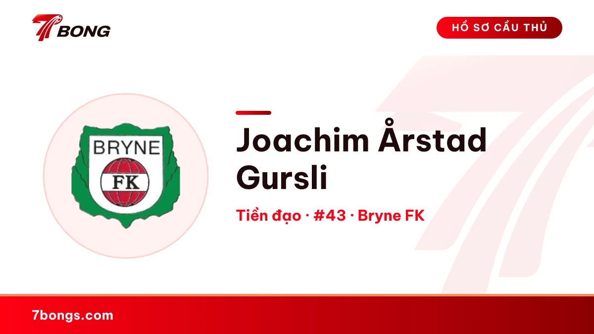 Joachim Årstad Gursli — Bryne FK