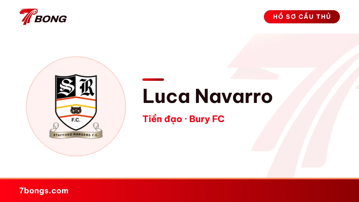 Luca Navarro — Bury FC