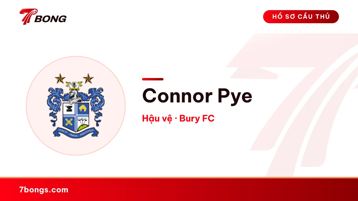 Connor Pye — Bury FC