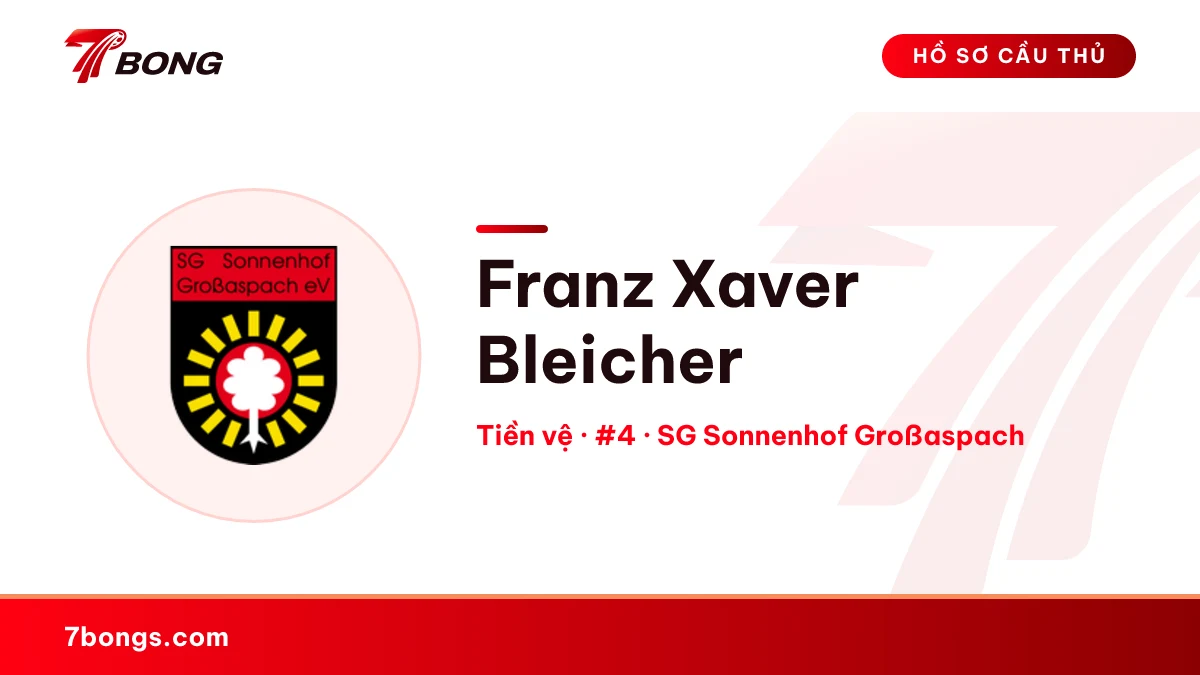 Franz Xaver Bleicher — SG Sonnenhof Großaspach