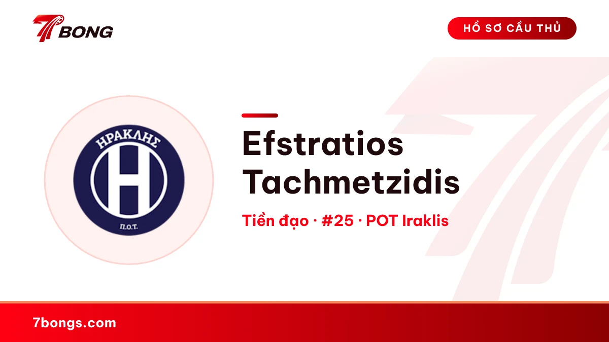 Efstratios Tachmetzidis — POT Iraklis