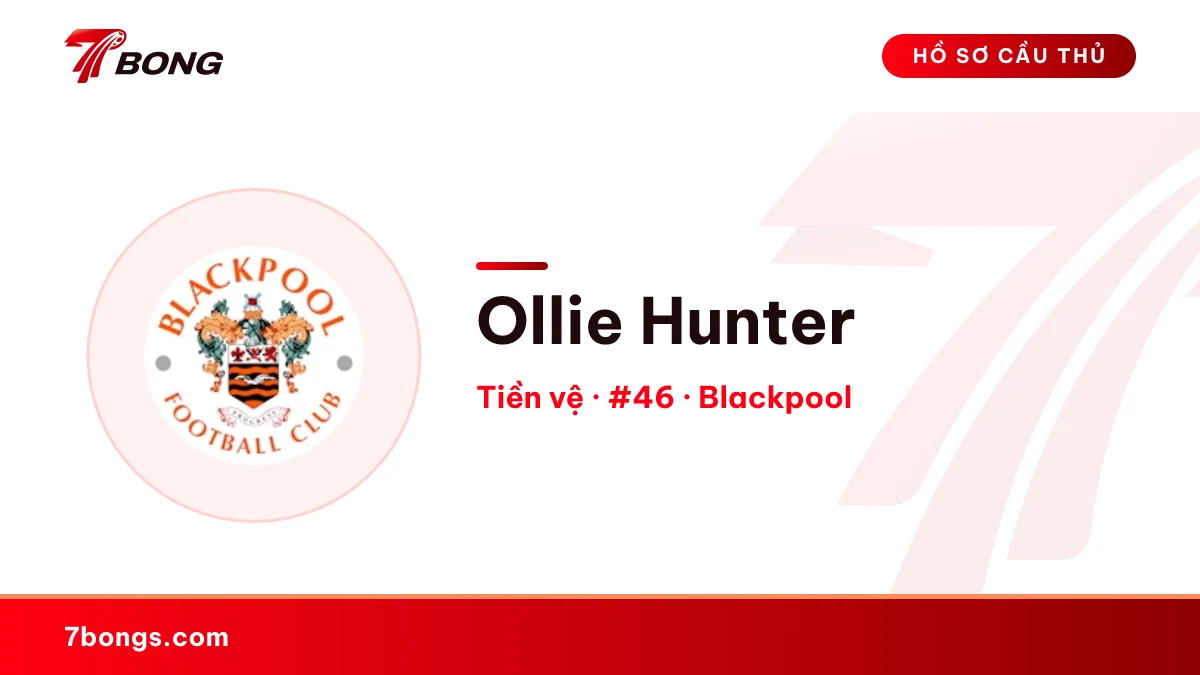 Ollie Hunter — Blackpool