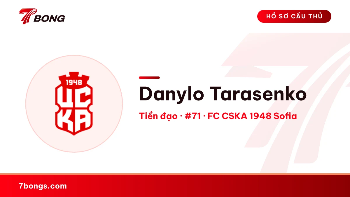 Danylo Tarasenko — FC CSKA 1948 Sofia