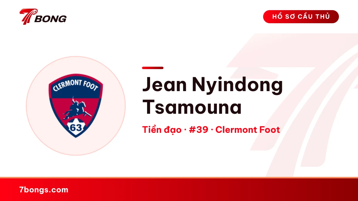 Jean Nyindong Tsamouna — Clermont Foot