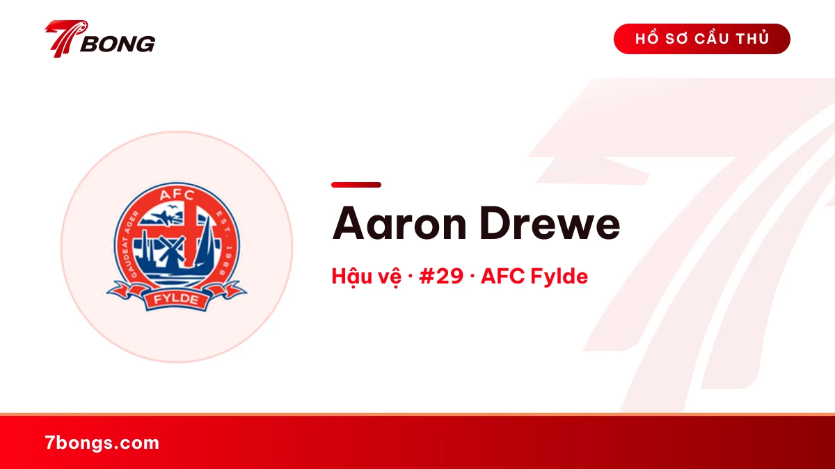 Aaron Drewe — AFC Fylde