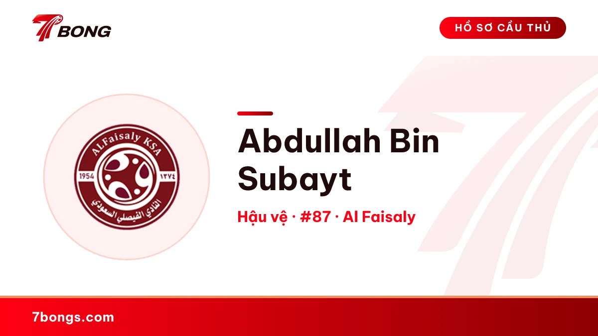 Abdullah Bin Subayt — Al Faisaly