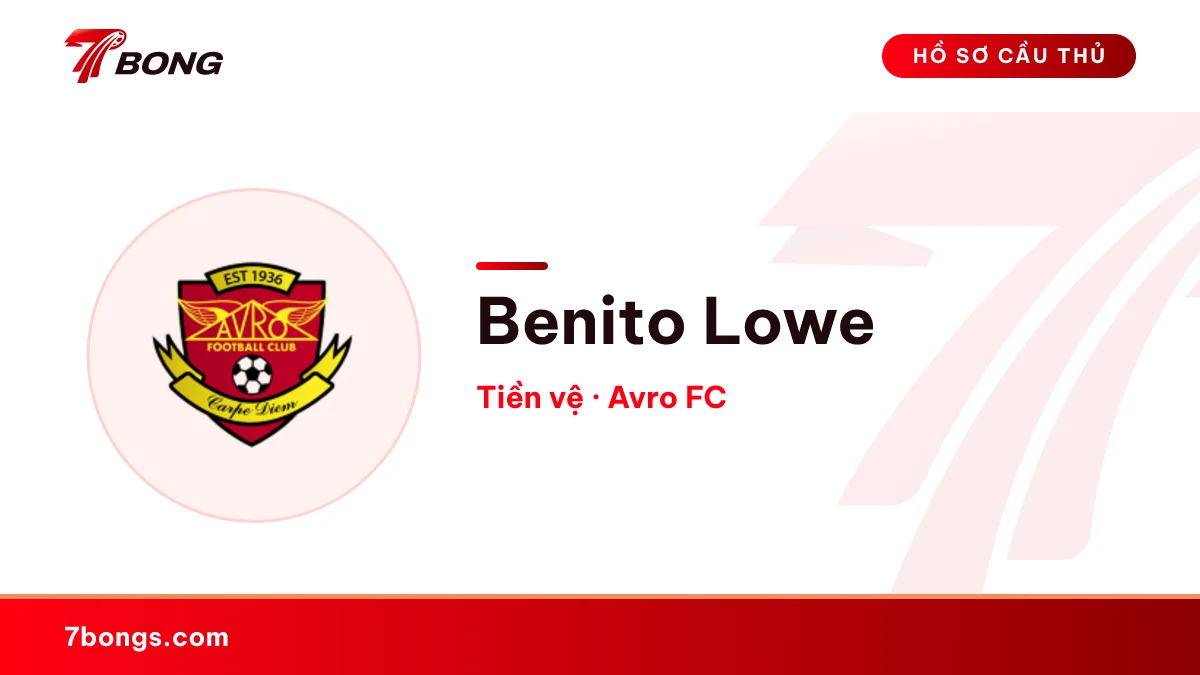Benito Lowe — Avro FC