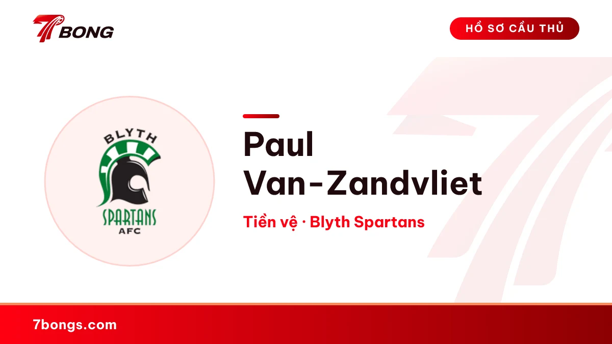 Paul Van-Zandvliet — Blyth Spartans