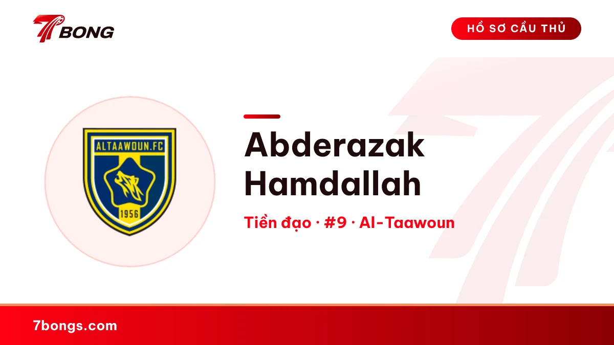 Abderazak Hamdallah — Al-Taawoun