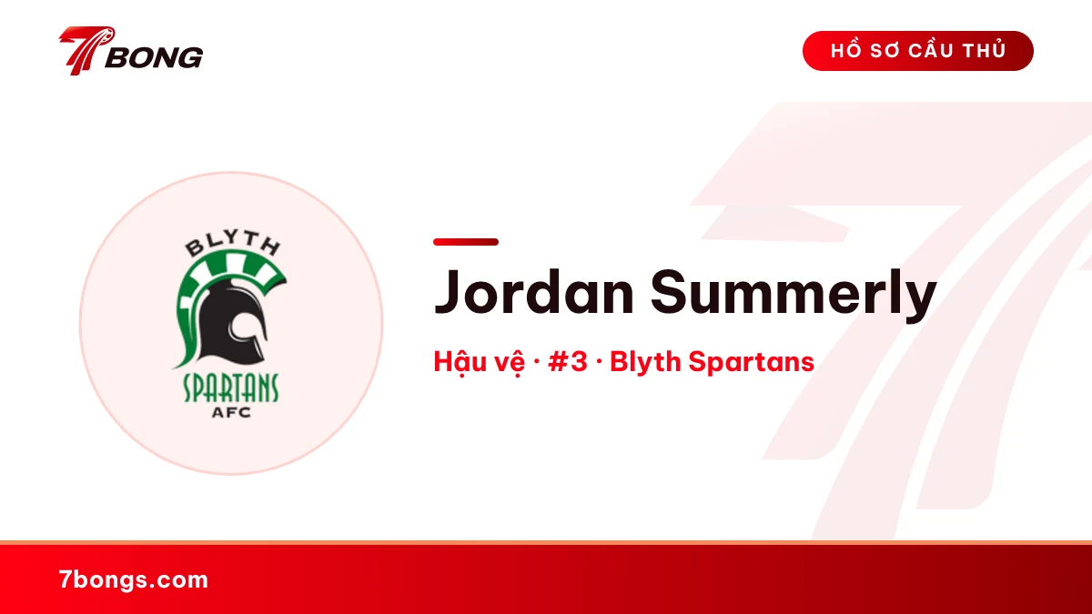 Jordan Summerly — Blyth Spartans