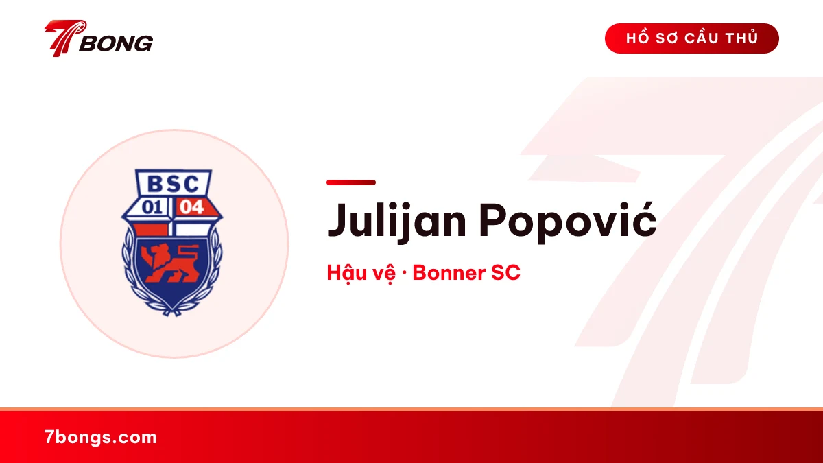 Julijan Popović — Bonner SC
