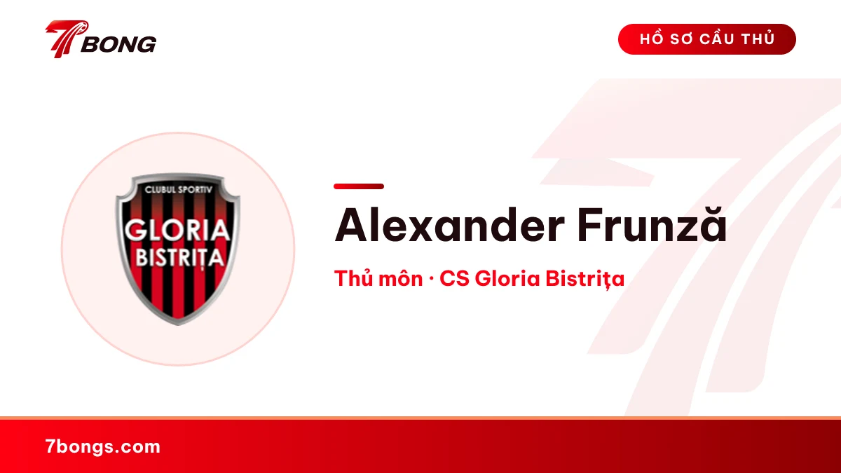 Alexander Frunză — CS Gloria Bistrița