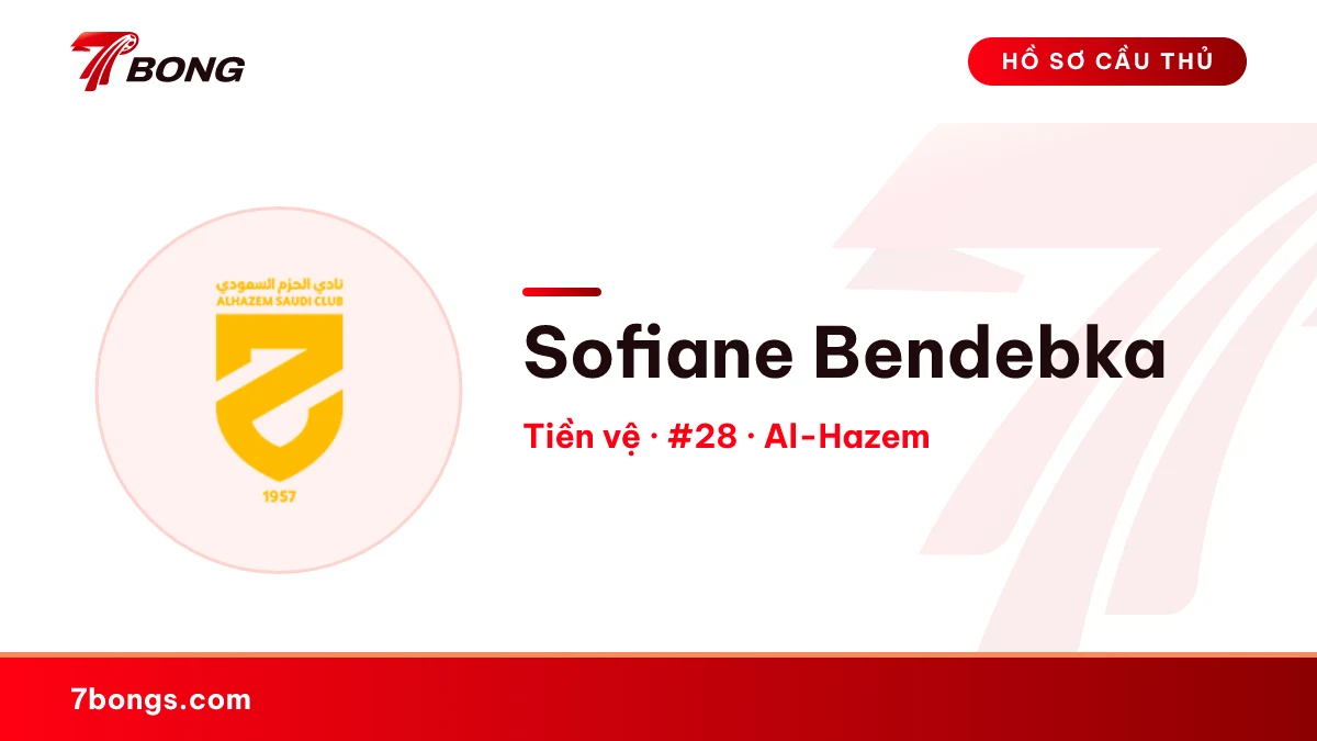 Sofiane Bendebka — Al-Hazem
