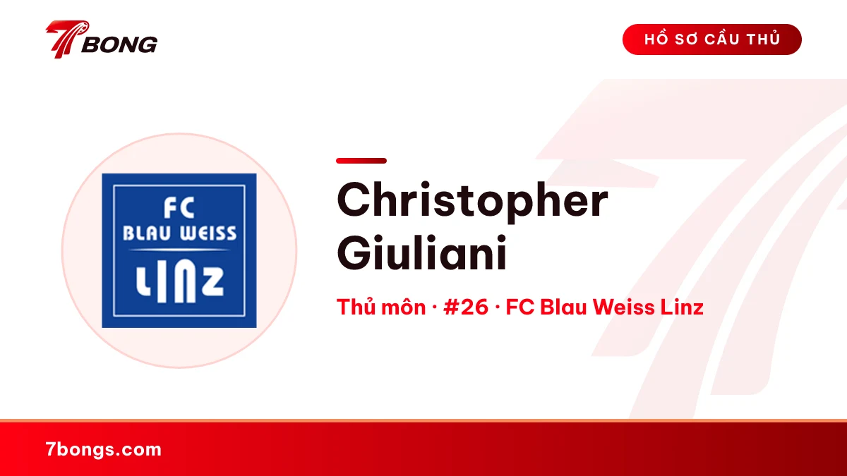 Christopher Giuliani — FC Blau Weiss Linz