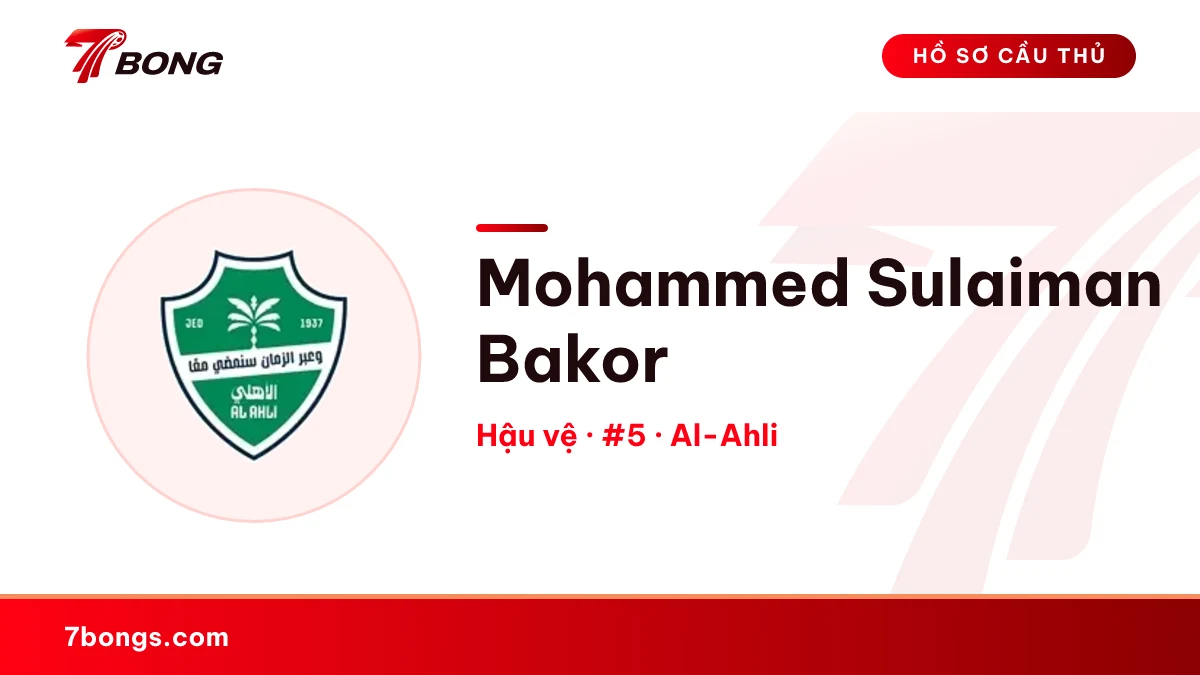 Mohammed Sulaiman Bakor — Al-Ahli
