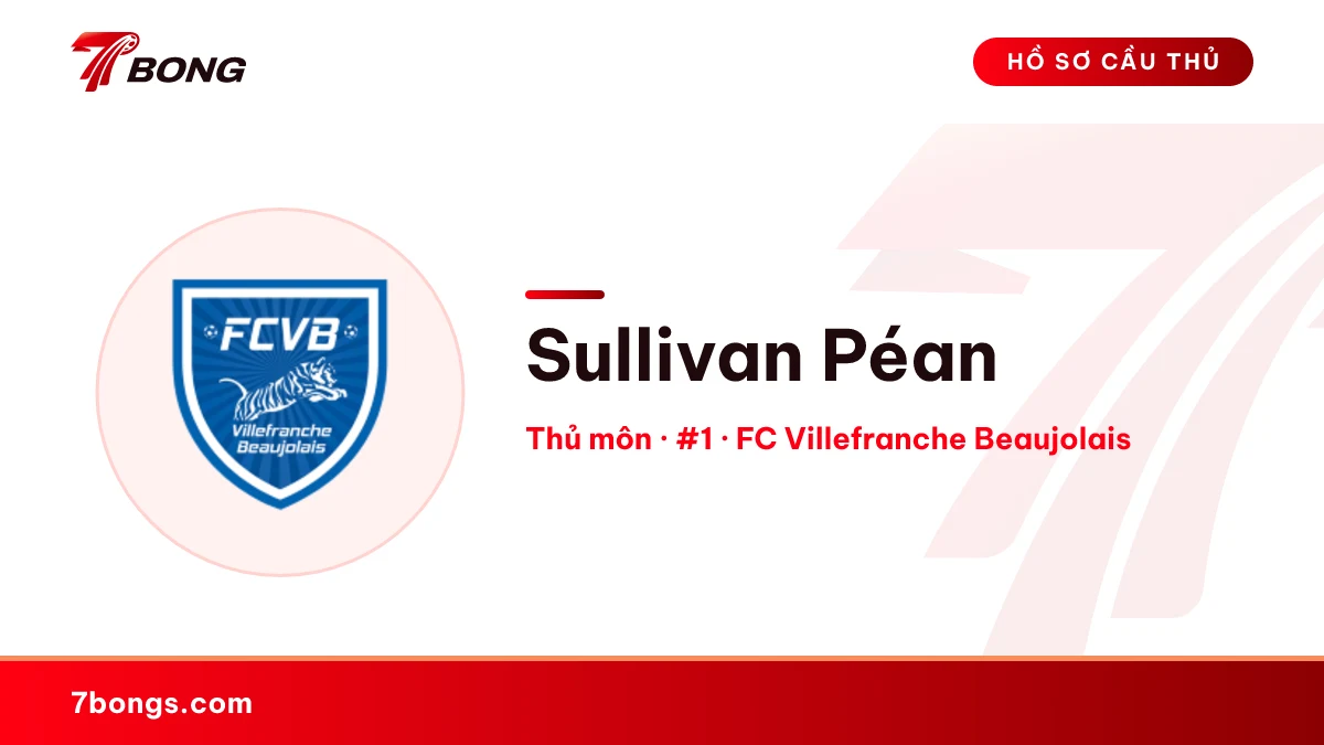 Sullivan Péan — FC Villefranche Beaujolais