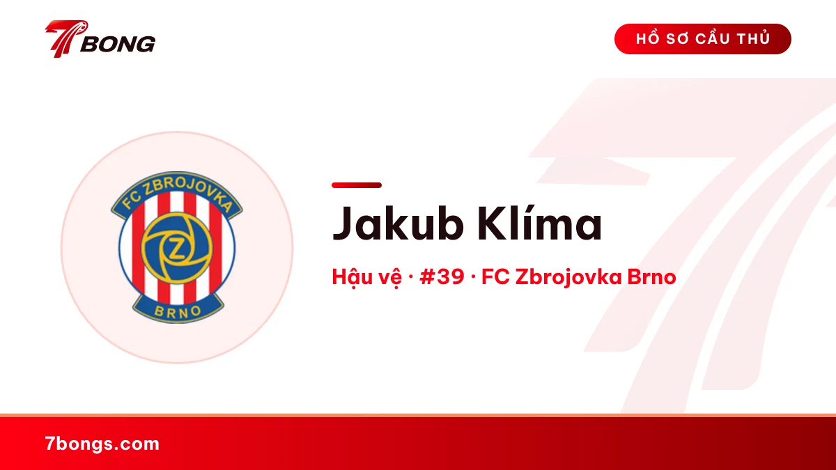 Jakub Klíma — FC Zbrojovka Brno