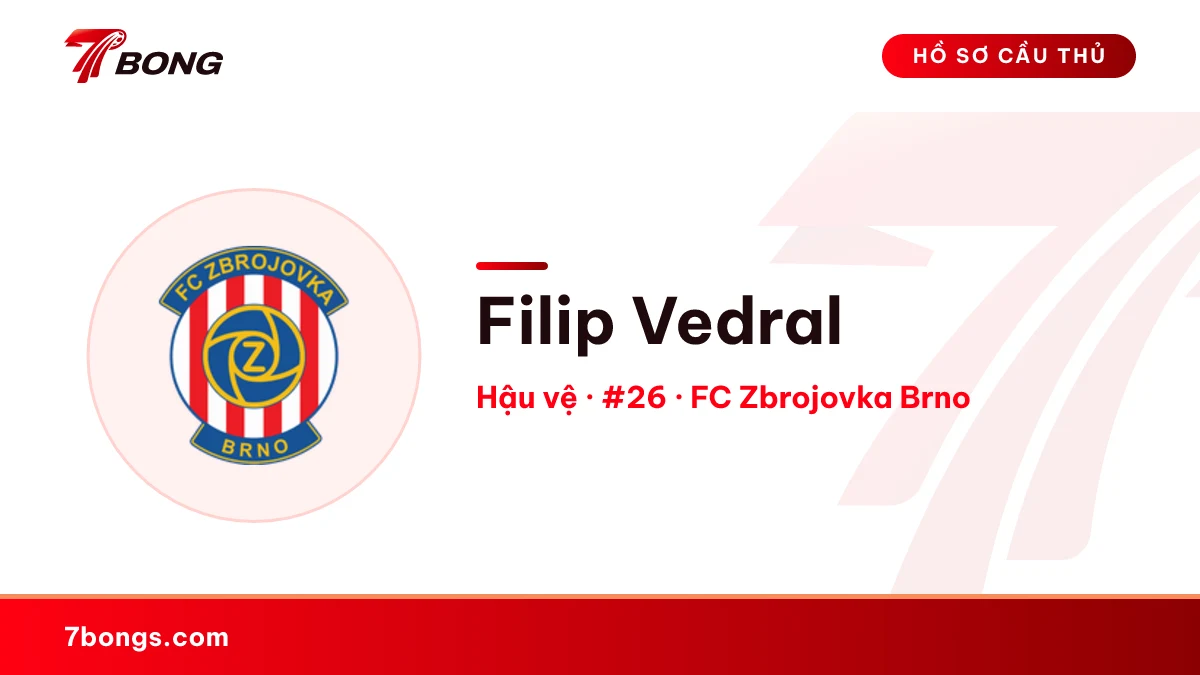 Filip Vedral — FC Zbrojovka Brno