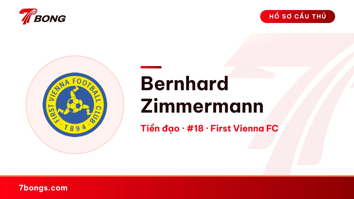 Bernhard Zimmermann — First Vienna FC